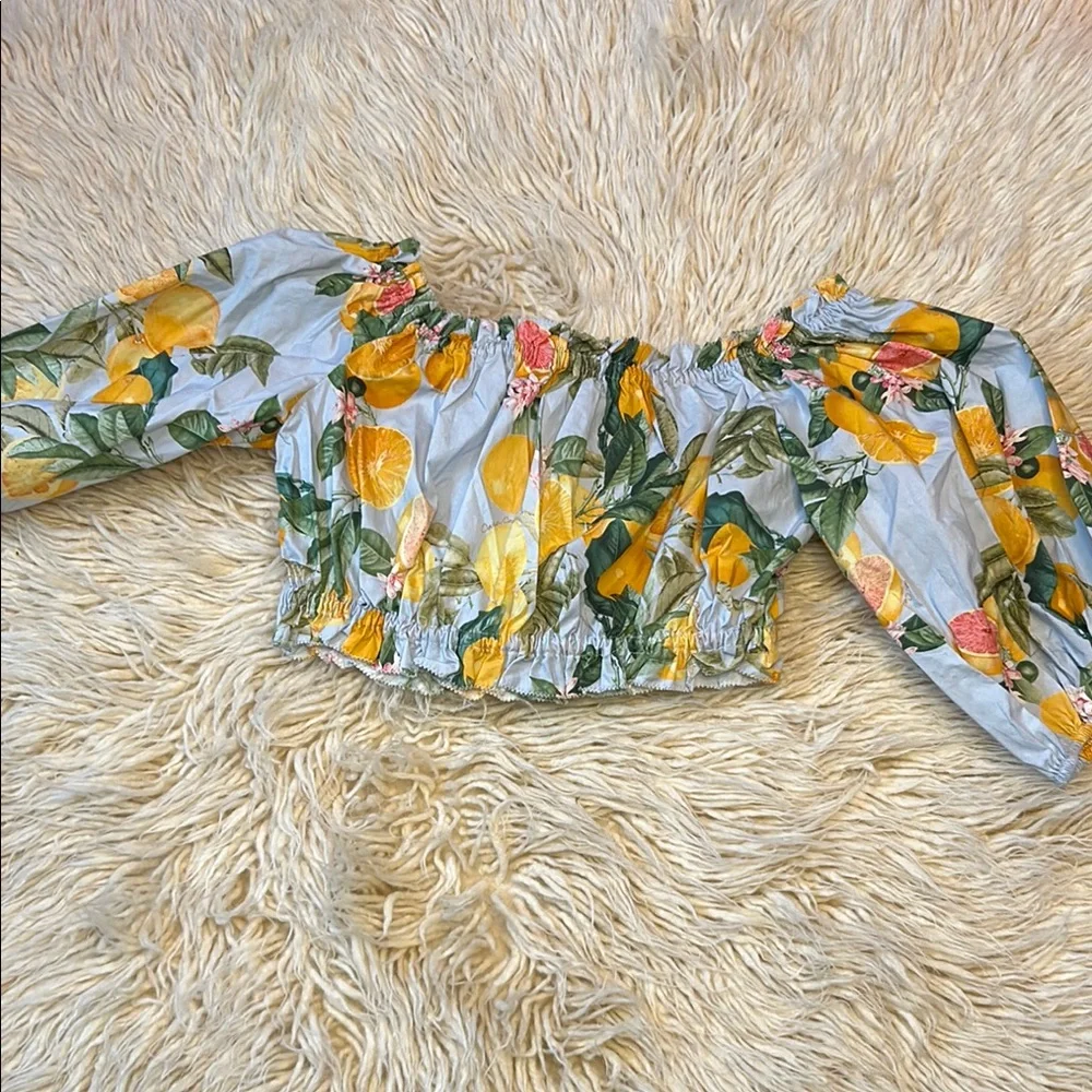 Floral Off-Shoulder Top - Picture 3 of 6